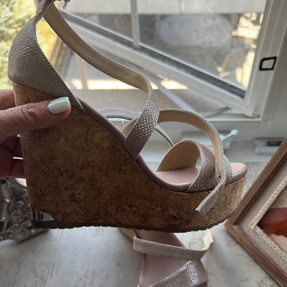 Beautiful Jimmy Choo platforms. Very comfortable shoes.